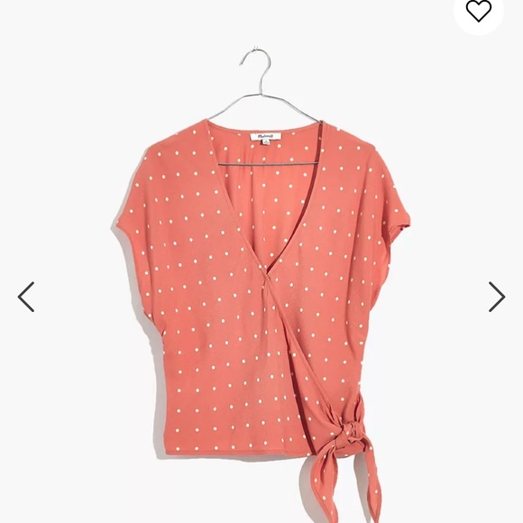 Polka dot wrap top - Picture 4 of 11